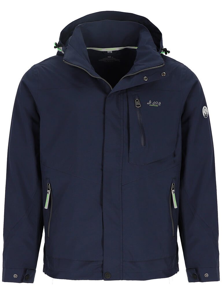 Coastguard Regenjacke Herren Funktionsjacke mit abnehmbarer günstig online kaufen
