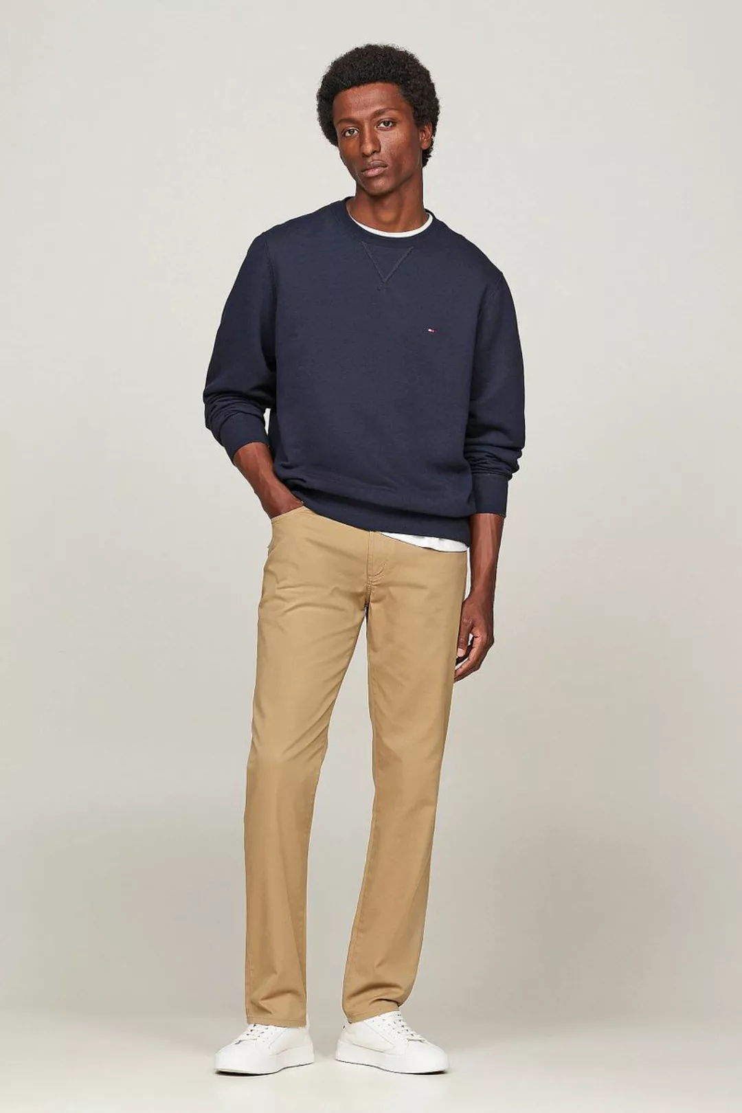 Tommy Hilfiger Sweatshirt "ESSENTIAL FLEECE CREWNECK", mit Tommy Hilfiger L günstig online kaufen