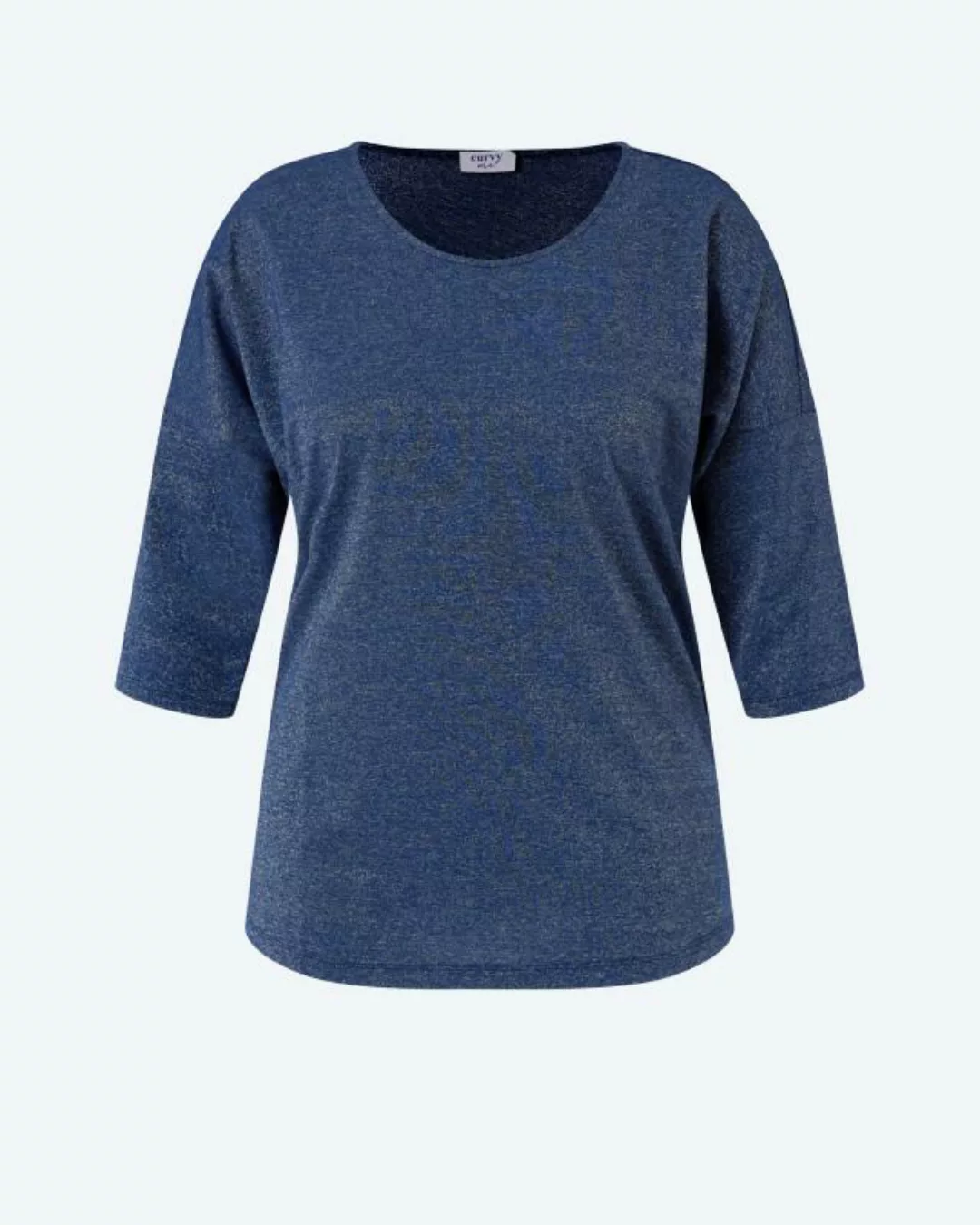 curvy me Shirt mit Glitzer-Effekt günstig online kaufen