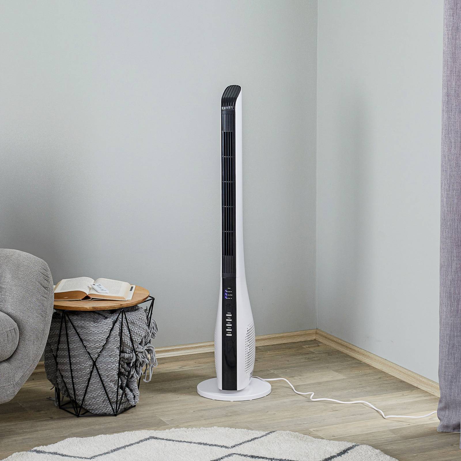 Starluna Natiro Turmventilator in Weiß, Timer günstig online kaufen