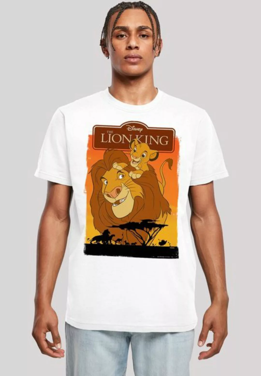 F4NT4STIC T-Shirt König der Löwen Simba und Mufasa Print günstig online kaufen