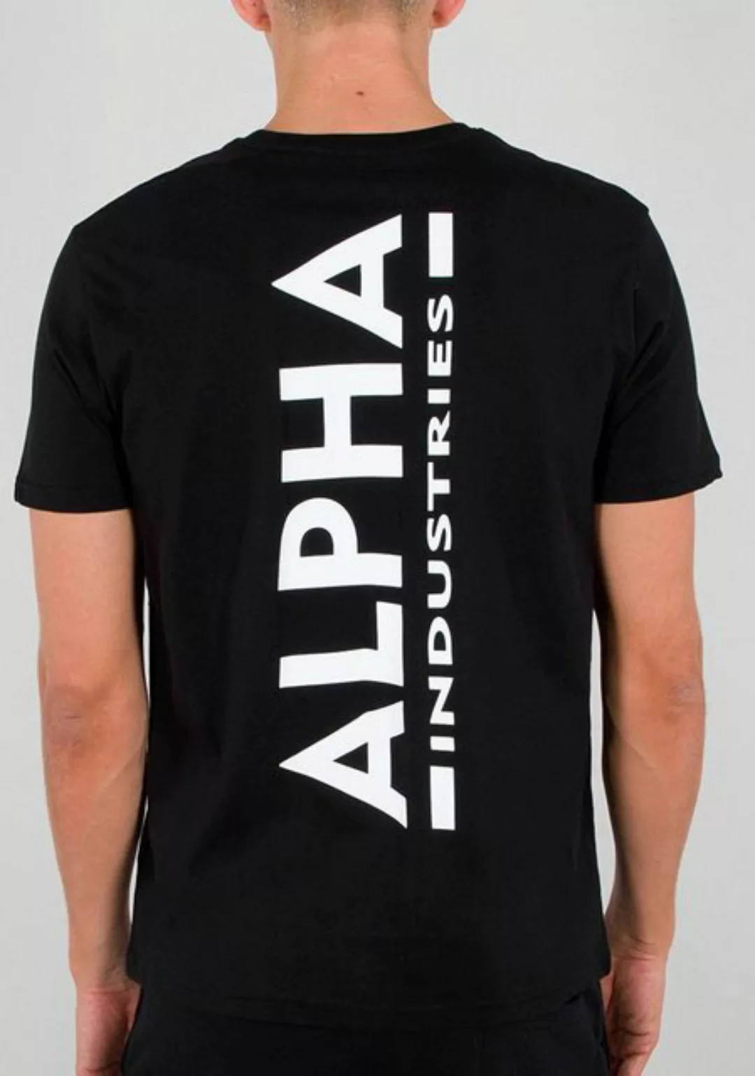 Alpha Industries Rundhalsshirt Backprint T günstig online kaufen