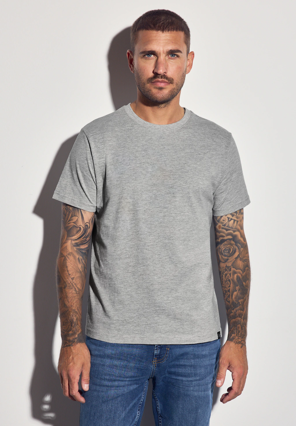STREET ONE MEN T-Shirt, aus reiner Baumwolle günstig online kaufen