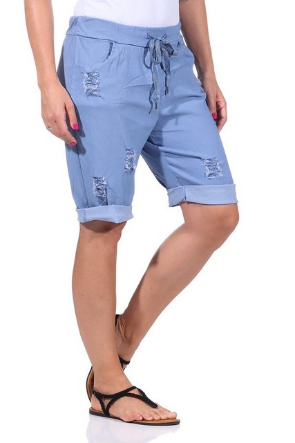 Aurela Damenmode Strandshorts Sommerliche Bermuda für Damen kurze Hose im l günstig online kaufen