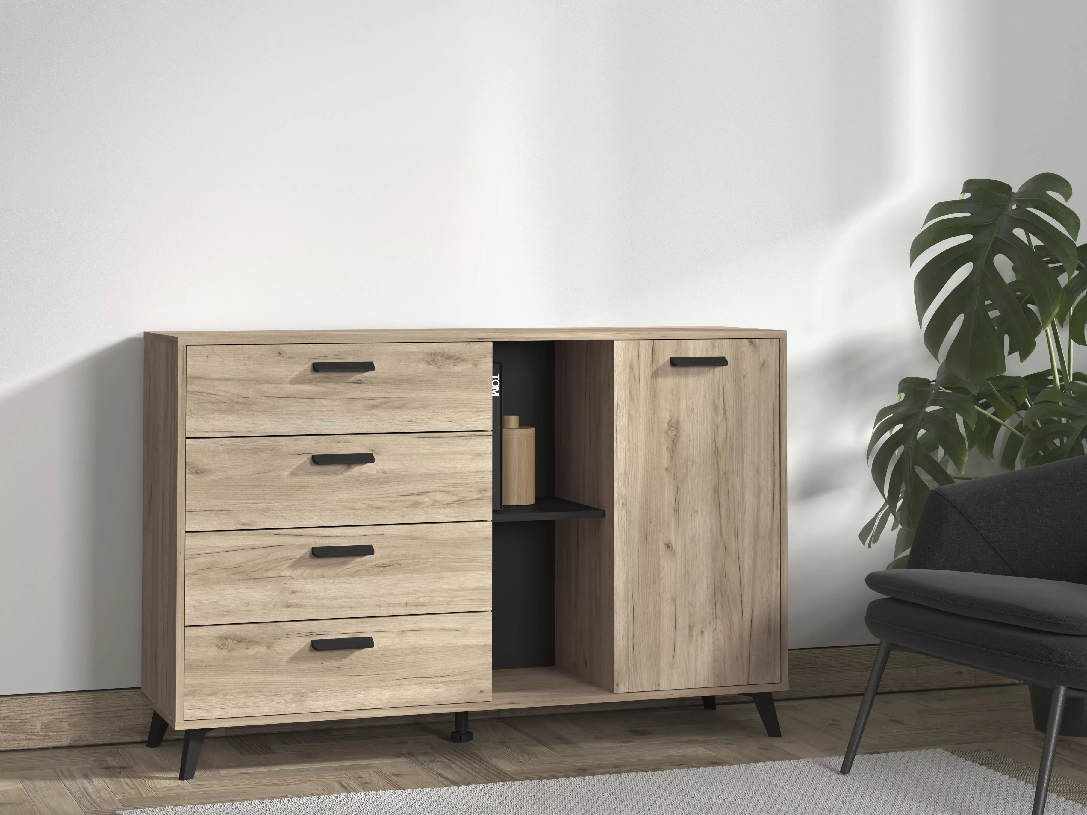 INOSIGN Sideboard "Umbria", Kommode, Breite 137 cm günstig online kaufen