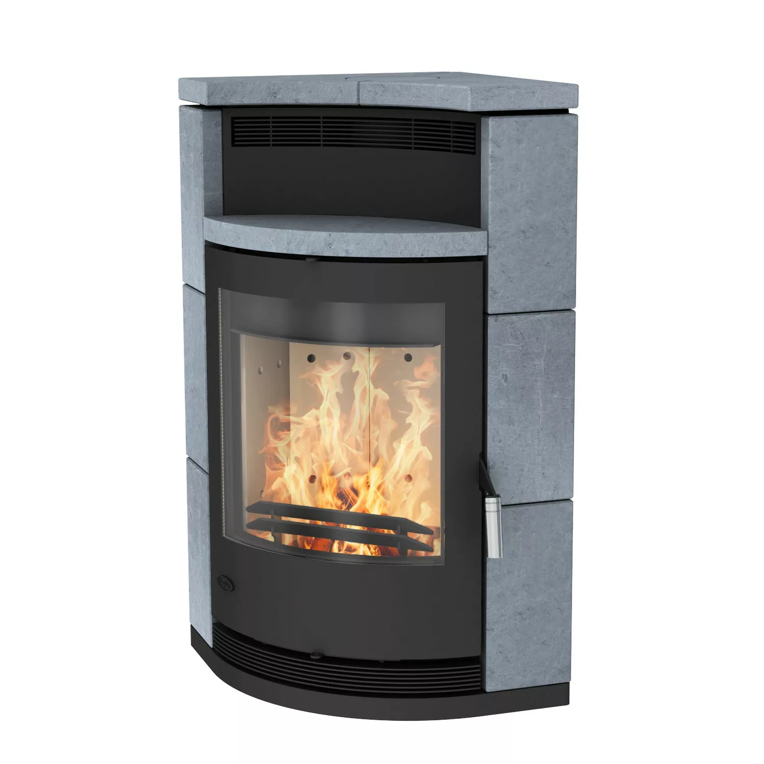 Fireplace Kaminofen Speckstein Schwarz 8 kW günstig online kaufen