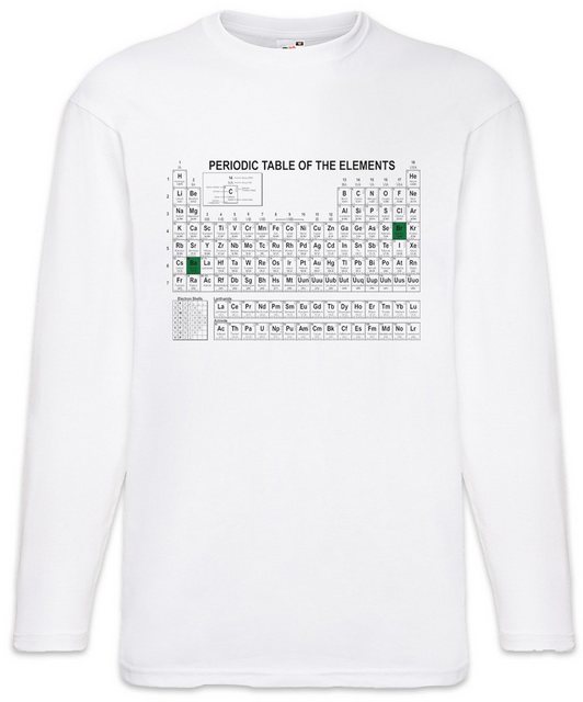 Urban Backwoods Langarmshirt Periodic Table Of The Elements I Langarm T-Shi günstig online kaufen