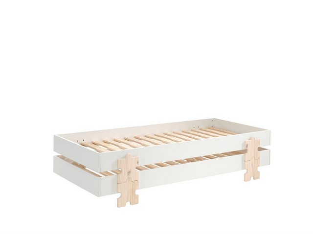 58 aufm Kessel Bettgestell Stapelbett (2er Set) Karlene 204x94x48 Kinderbet günstig online kaufen