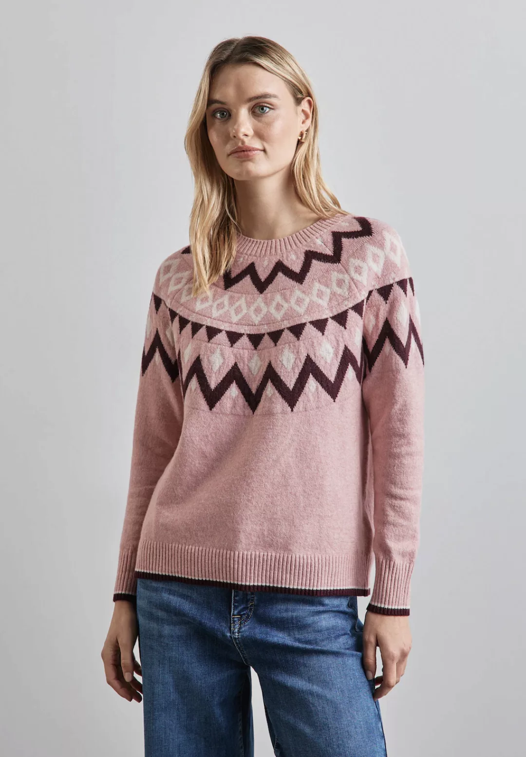 STREET ONE Strickpullover, mit Stehkragen günstig online kaufen