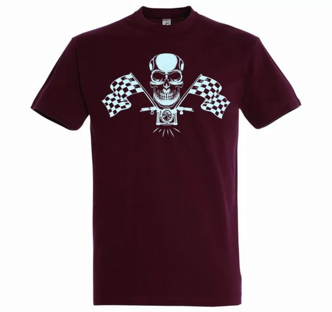 Youth Designz T-Shirt MotorradSkull Herren-Tshirt mit lustigem Spruch günstig online kaufen