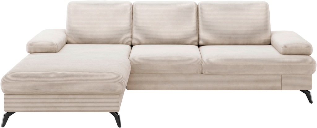 sit&more Ecksofa »Morris Jubi L-Form«, inkl. Armteilfunktion und 1 Zierkiss günstig online kaufen