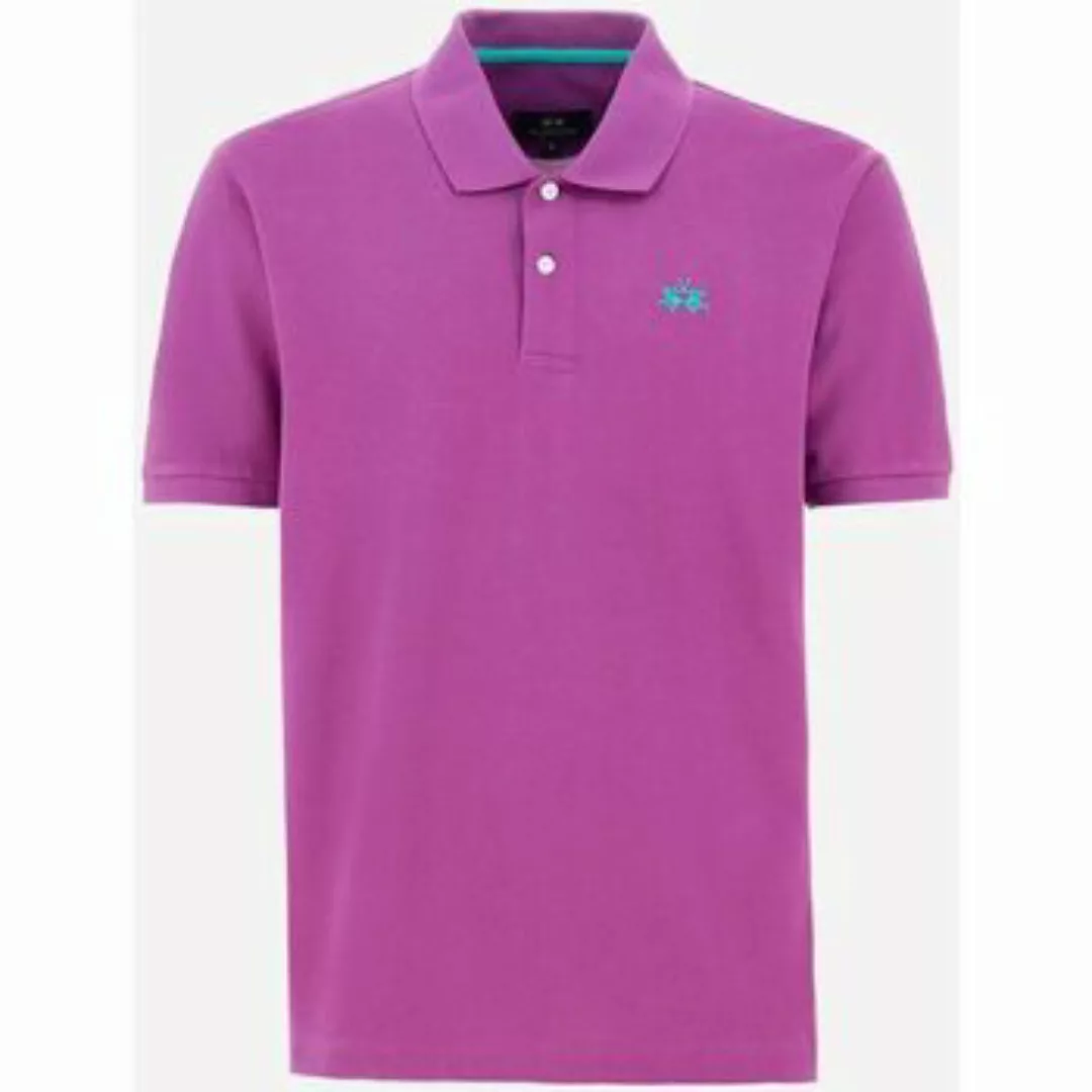 La Martina  T-Shirts & Poloshirts BPMP01-PK031-05248 PURPLE WINW günstig online kaufen