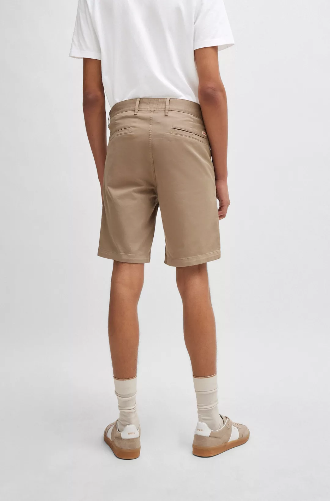 BOSS ORANGE Stoffhose Chino-slim-Shorts 10248647 01, Light/Pastel Blue günstig online kaufen