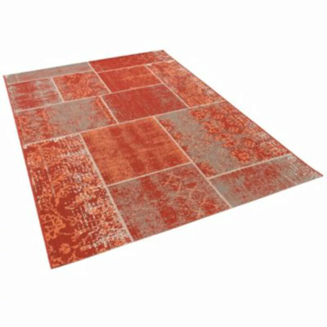Pergamon In & Outdoor Teppich Carpetto Patchwork Teppiche terrakotta Gr. 12 günstig online kaufen
