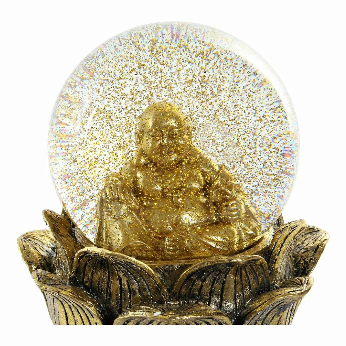 Deko-figur Dkd Home Decor Harz Kristall Buddha (2 Pcs) (15 X 15 X 16 Cm) günstig online kaufen