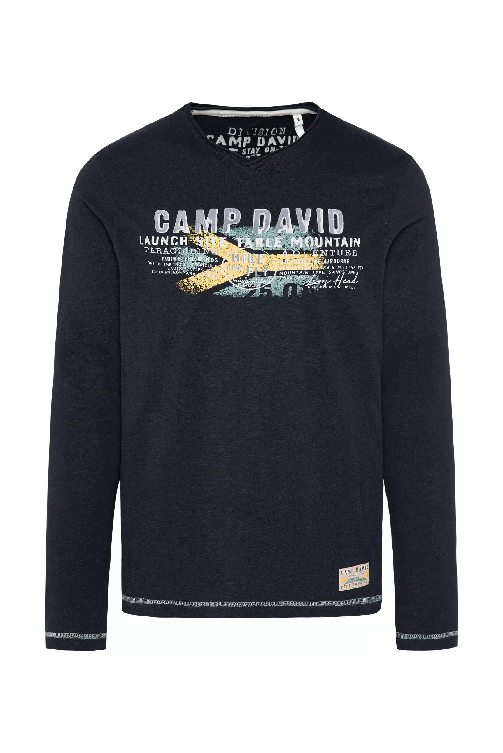 CAMP DAVID Langarmshirt, aus Baumwolle günstig online kaufen