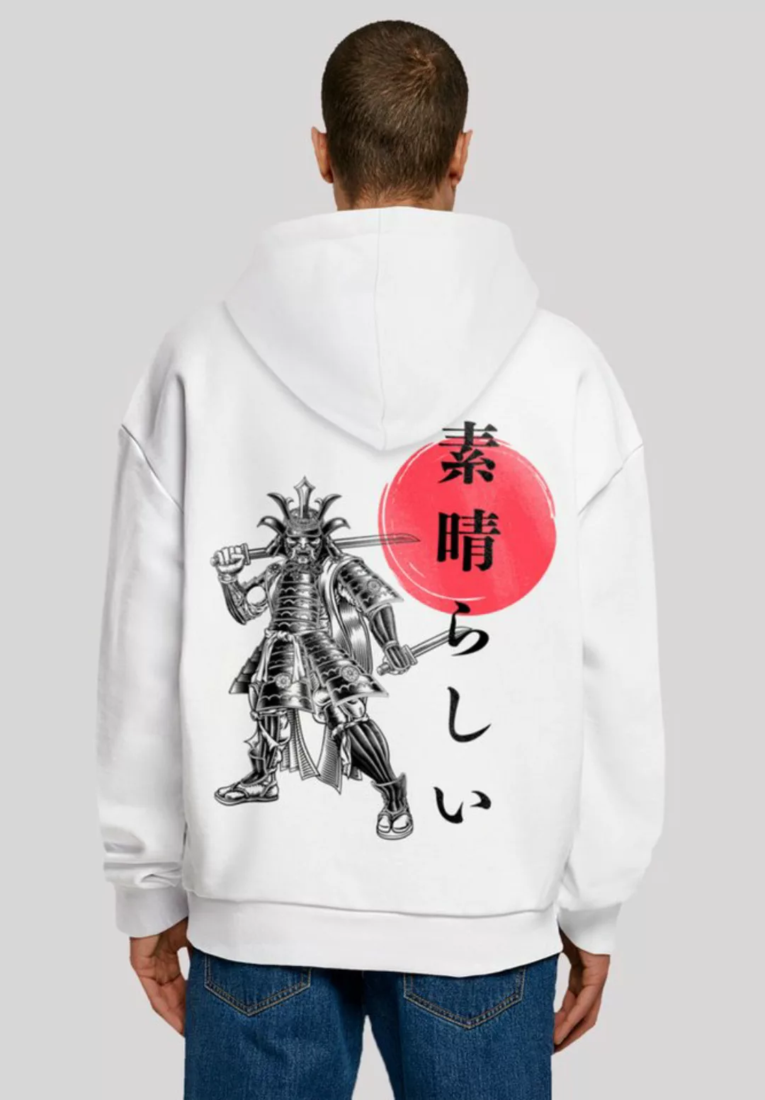 F4NT4STIC Kapuzenpullover Samurai Japan Grafik Print günstig online kaufen