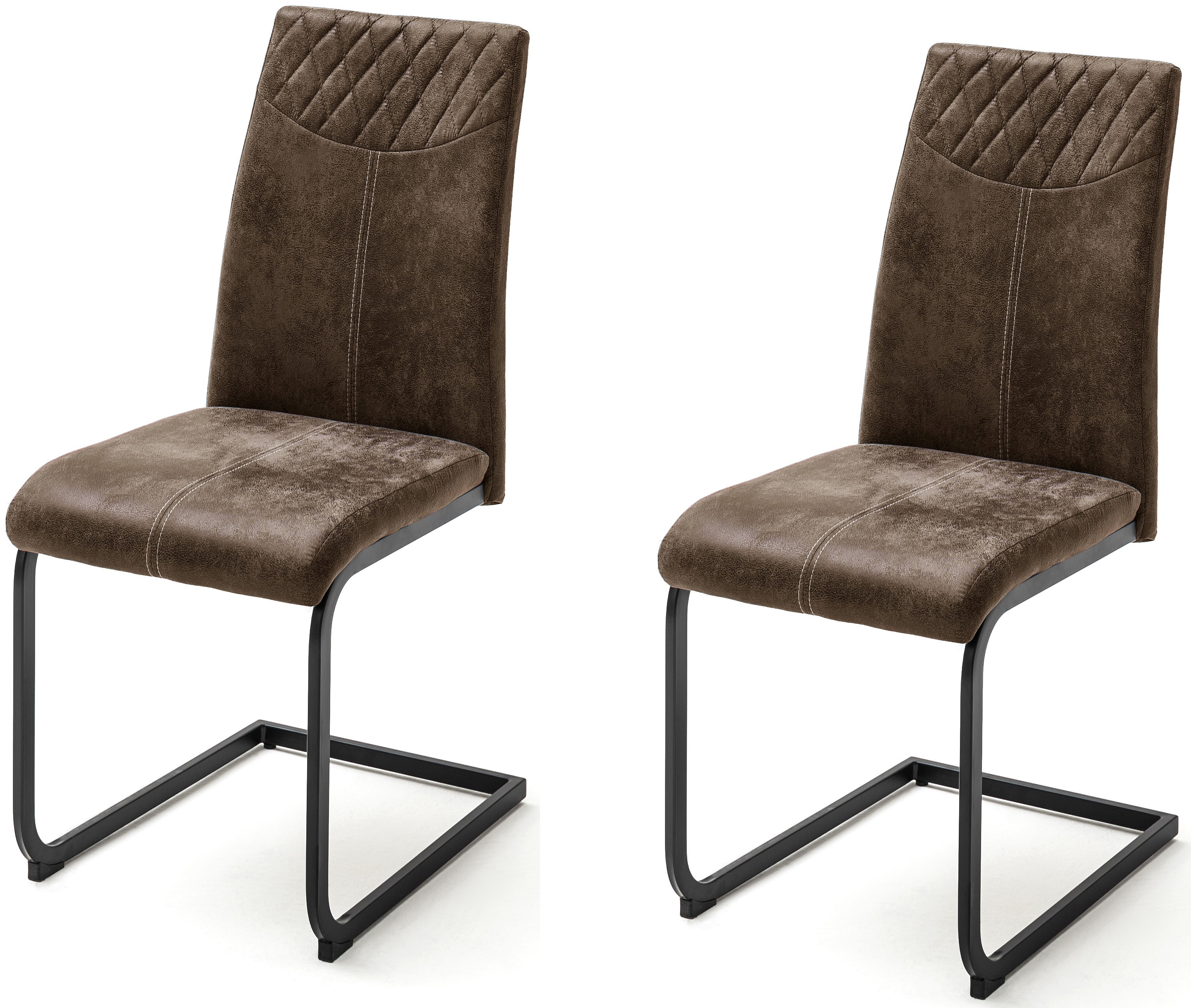 MCA furniture Esszimmerstuhl "Aosta", (Set), 4 St., Stoffbezug, Stoffbezug günstig online kaufen