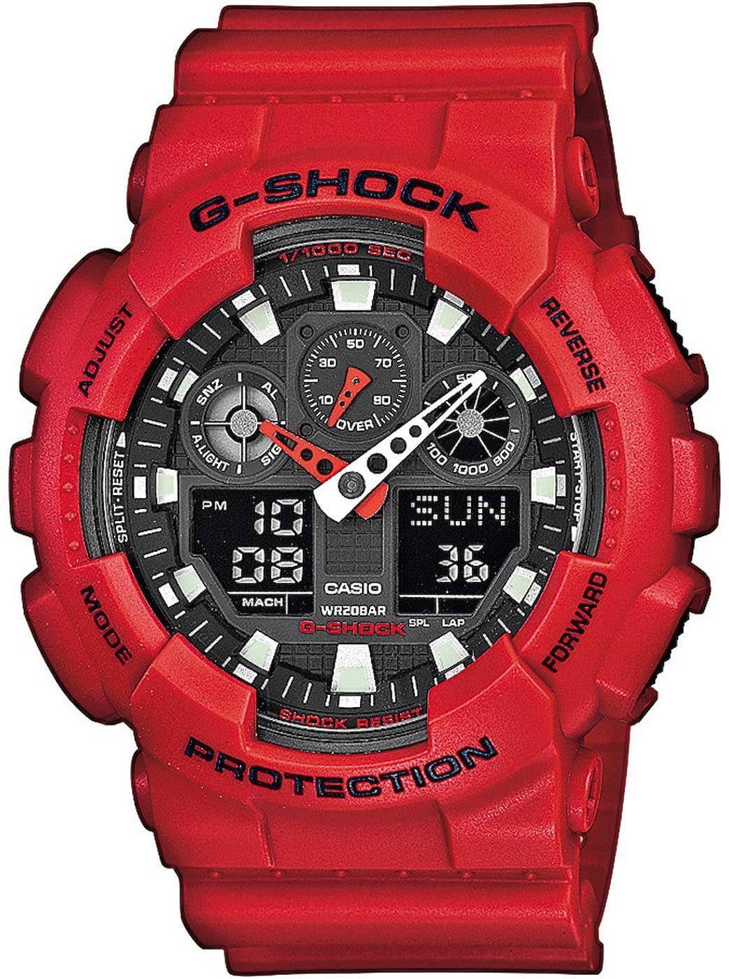 CASIO Digitaluhr Casio G-Shock GA-100B-4AER GA-100B-4AER, günstig online kaufen