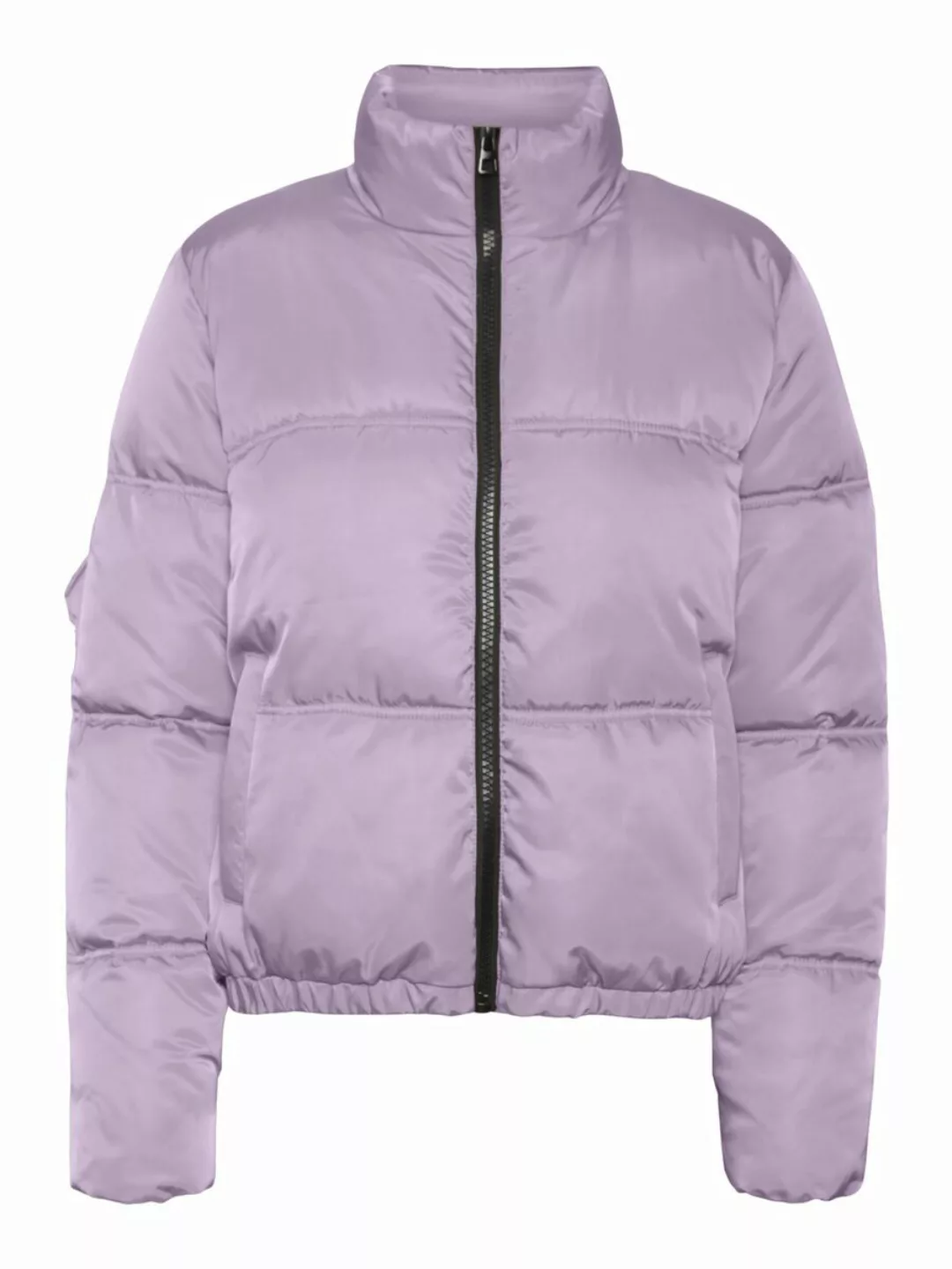 NOISY MAY Kurze Wattierte Jacke Damen Violett günstig online kaufen