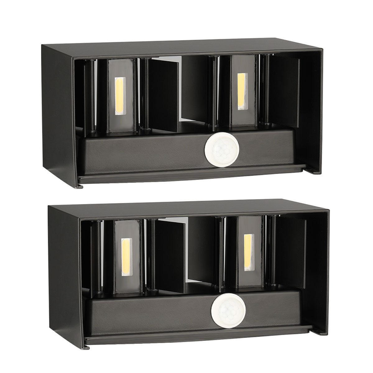 LETGOSPT Wandleuchte 12W Quader LED Wandlampe günstig online kaufen