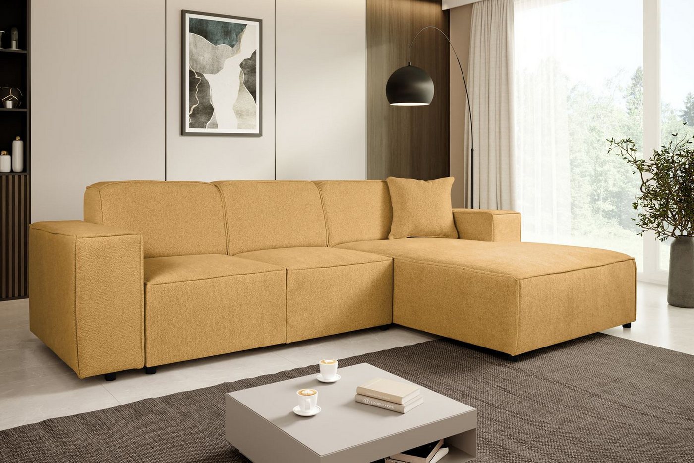 Beautysofa Ecksofa PEDRO, Breite: 267cm, viele Farbvarianten günstig online kaufen