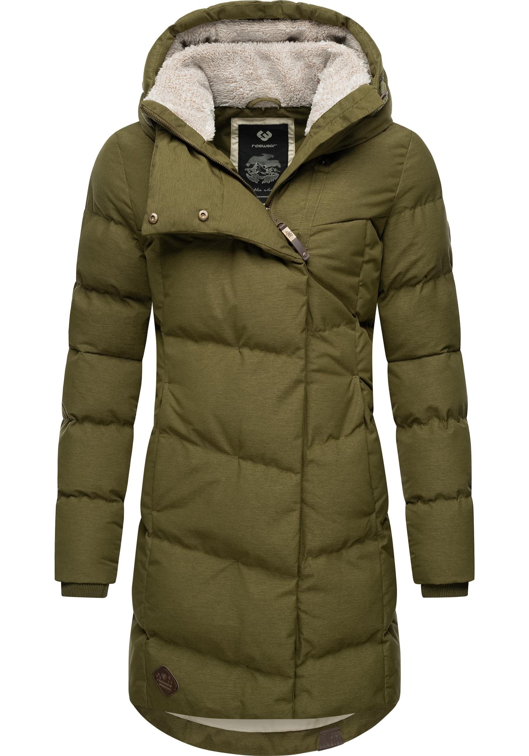 Ragwear Wintermantel "Pavla", stylischer Winterparka mit Teddyfutter und Ka günstig online kaufen