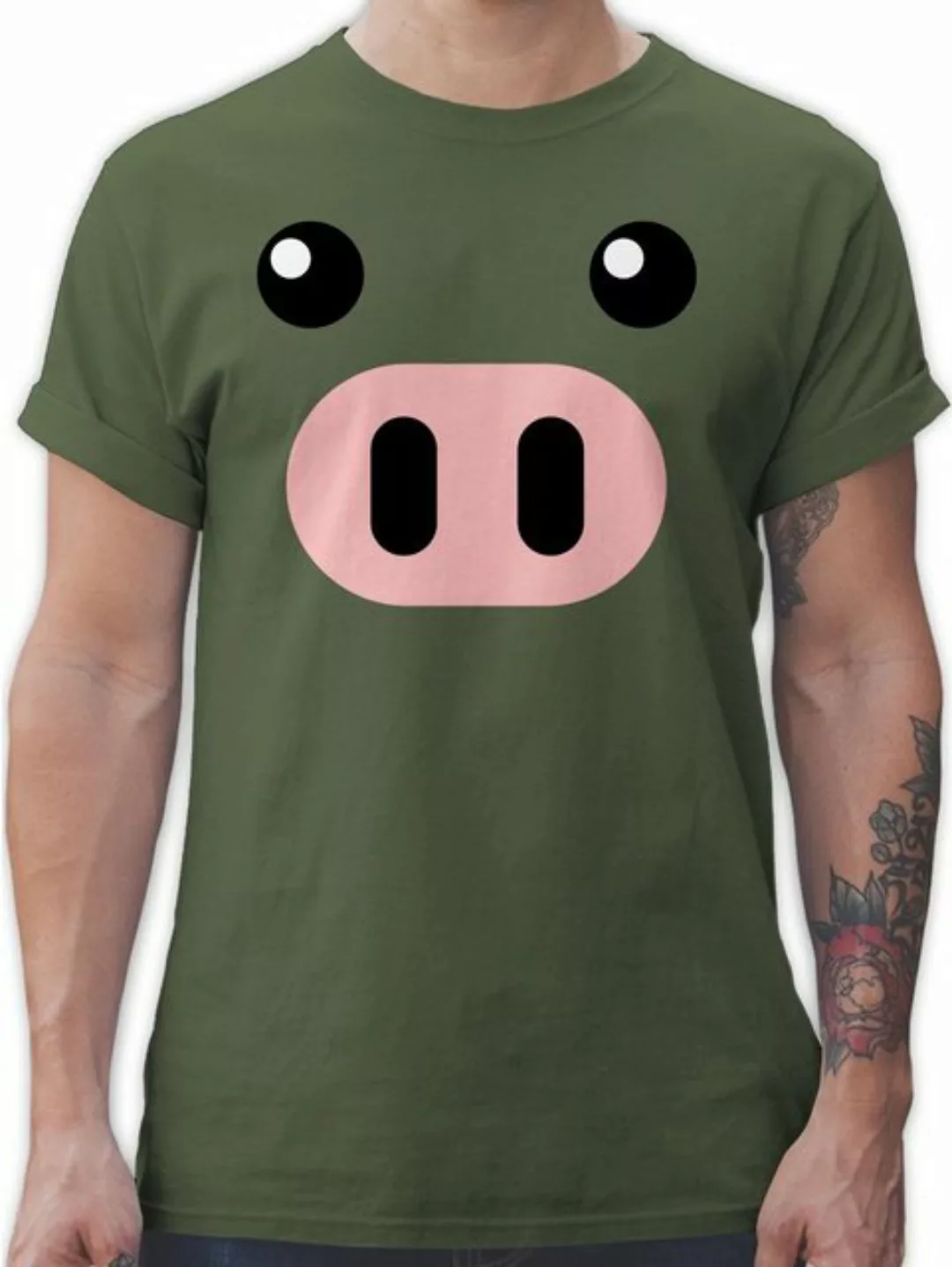 Shirtracer T-Shirt Schwein Kostüm I Schweinchen I Schweine I Sau I Ferkel I günstig online kaufen