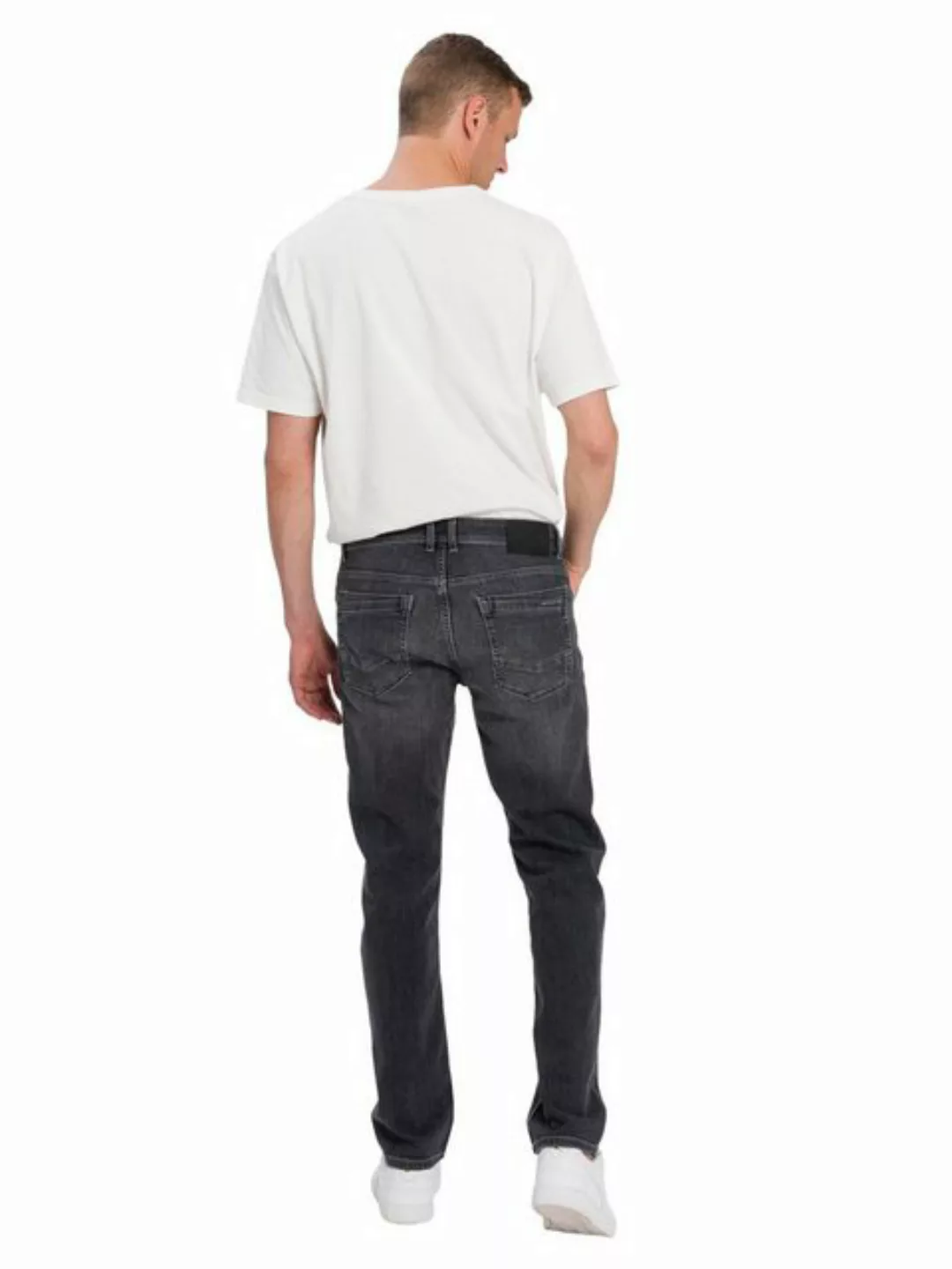 Cross Jeans Herren Jeans ANTONIO - Relaxed Fit - Grau - Dark Grey Used günstig online kaufen