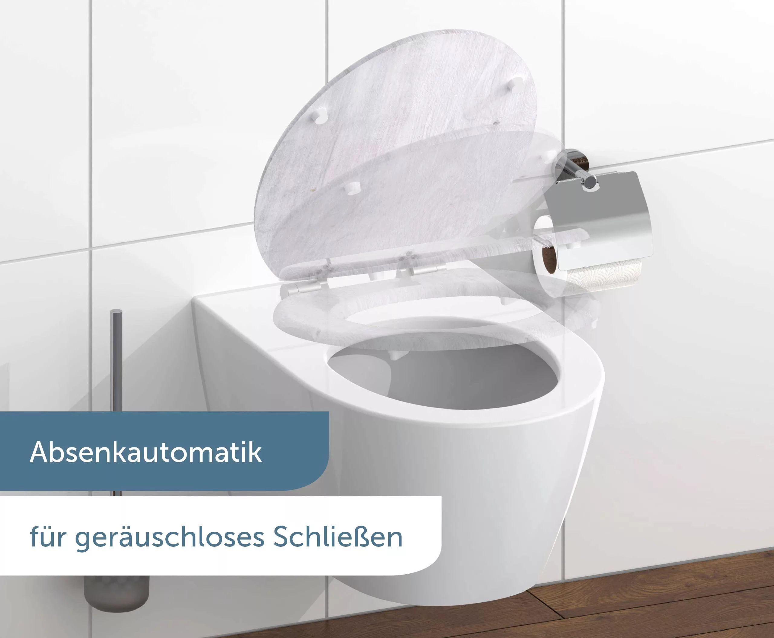 Schütte WC-Sitz "LIGHT WOOD", mit Absenkautomatik und MDF-Holzkern günstig online kaufen