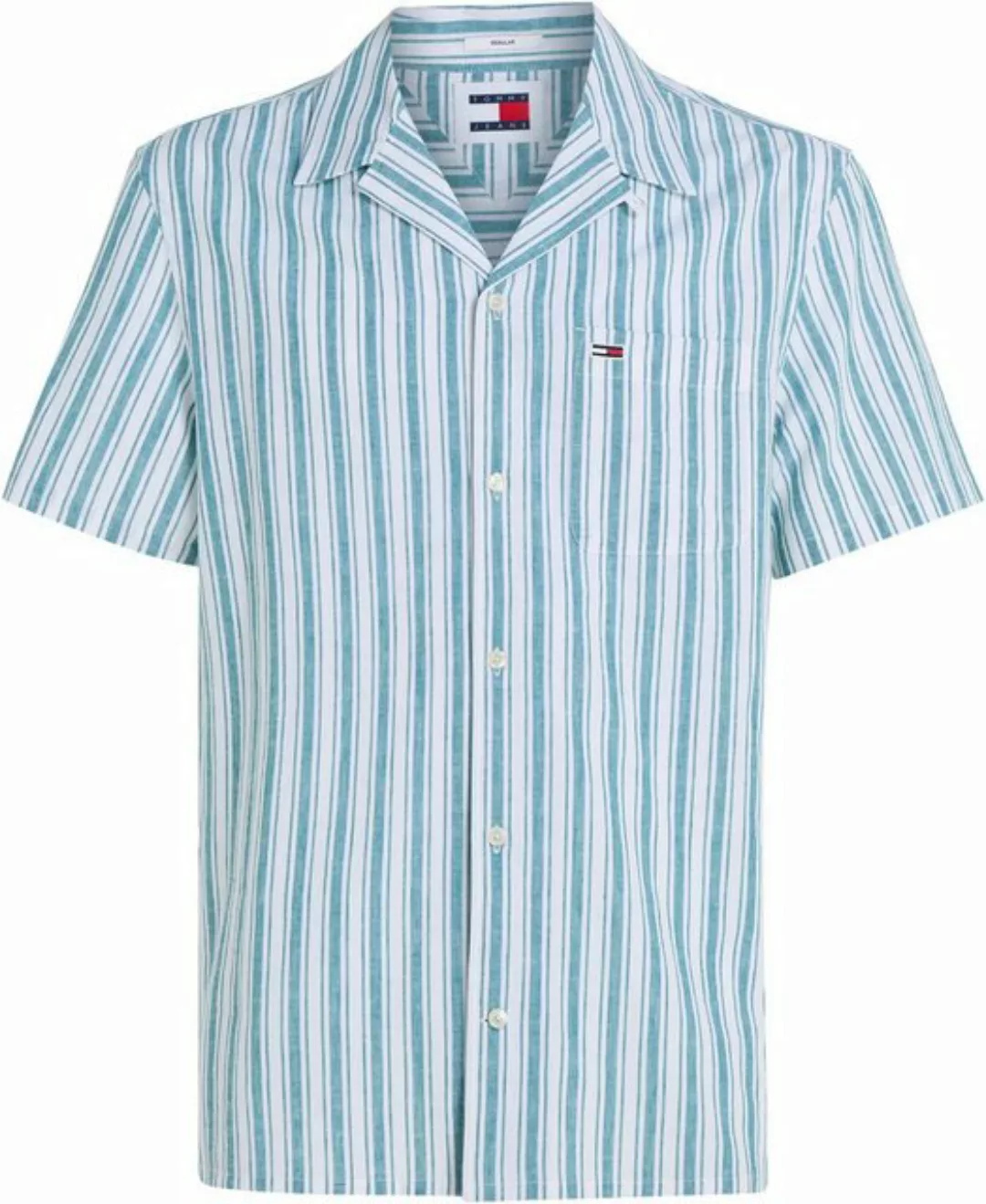 Tommy Jeans Plus Kurzarmhemd TJM STRIPE LINEN SS SHIRT EXT Große Größen, Mo günstig online kaufen