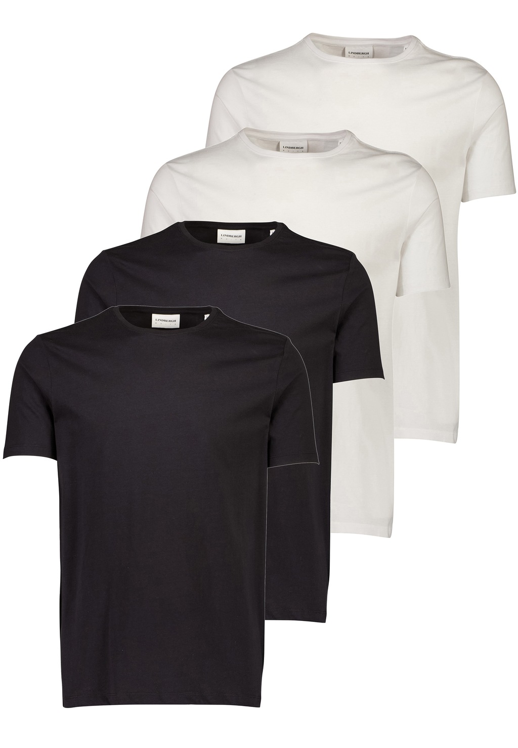 LINDBERGH T-Shirt, (Packung, 4 tlg.), mit Rundhalsausschnitt im 4-er Pack günstig online kaufen