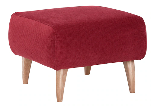 Home affaire Hocker »Baggio«, mit Holzfüßen günstig online kaufen