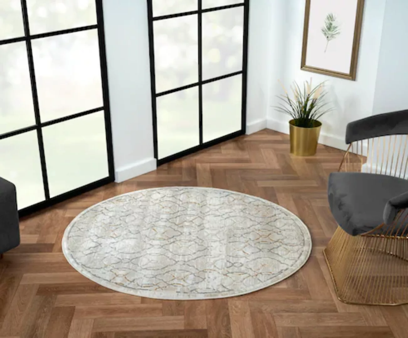 Myflair Möbel & Accessoires Teppich »My Floor«, rund günstig online kaufen