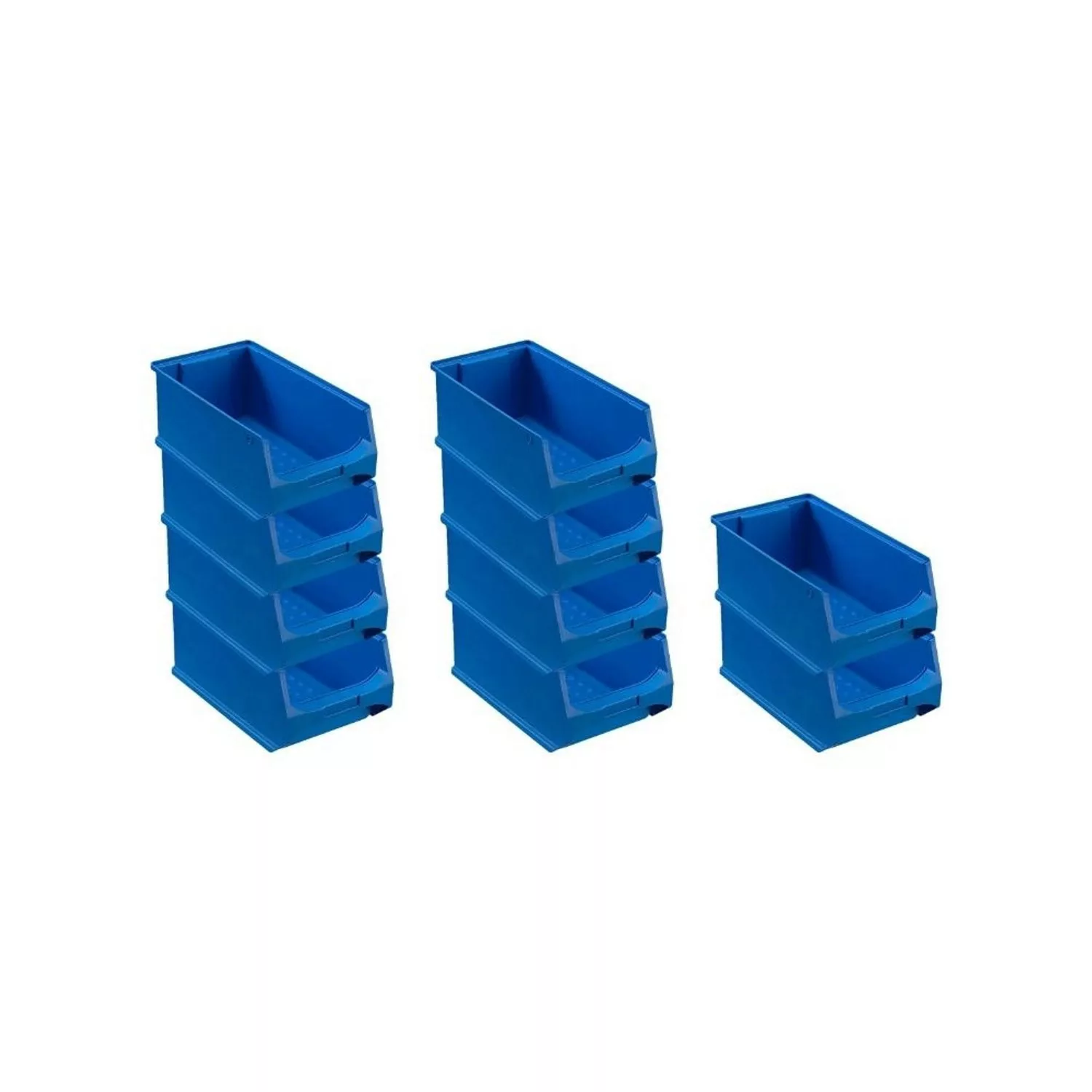 PROREGAL SparSet 10x Blaue Sichtlagerbox 4,0 HxBxT 15 x 20 x 35 cm 7,2 Lite günstig online kaufen