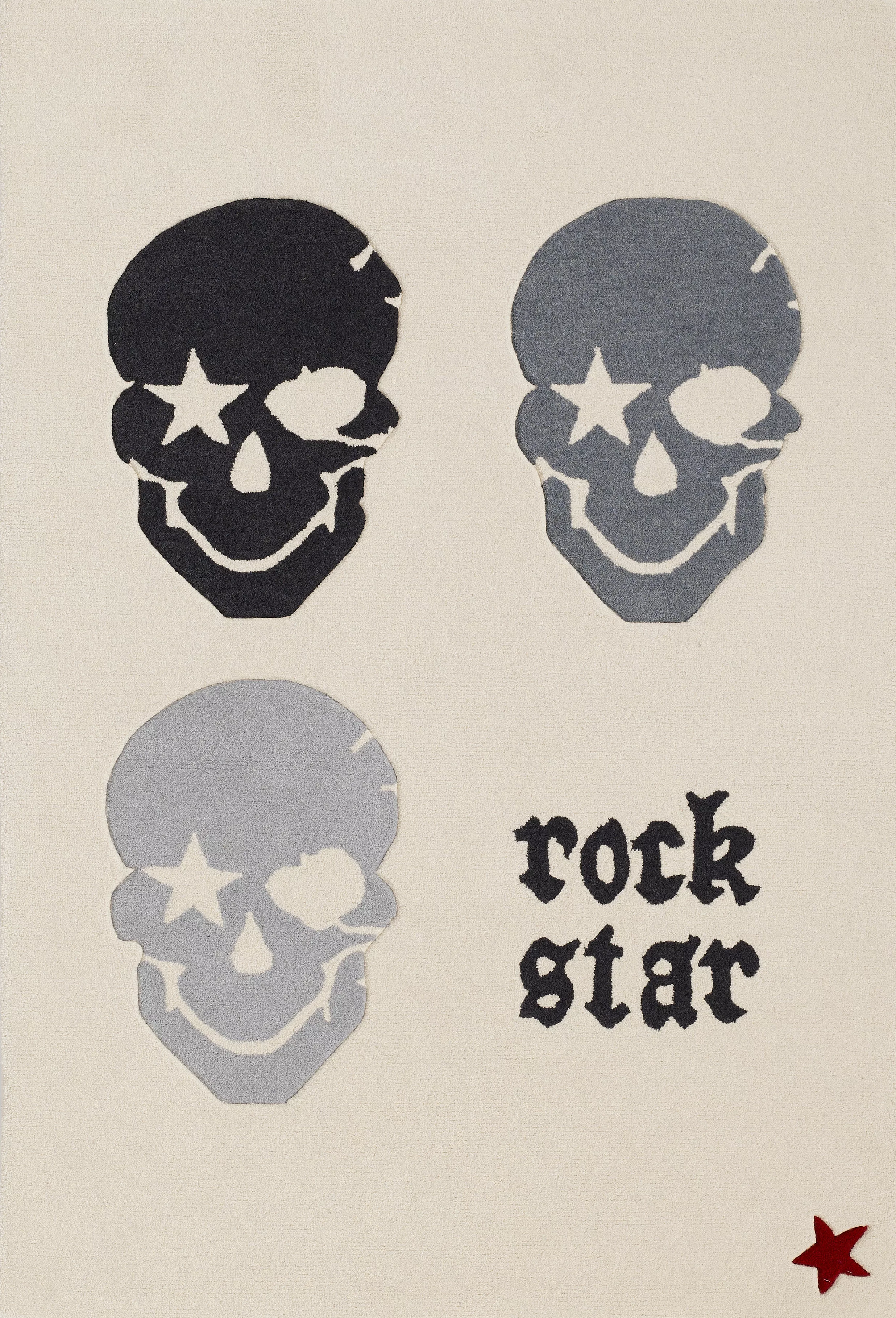 Rock STAR Baby Kinderteppich »RN2383-2«, rechteckig, handgearbeiteter Kontu günstig online kaufen