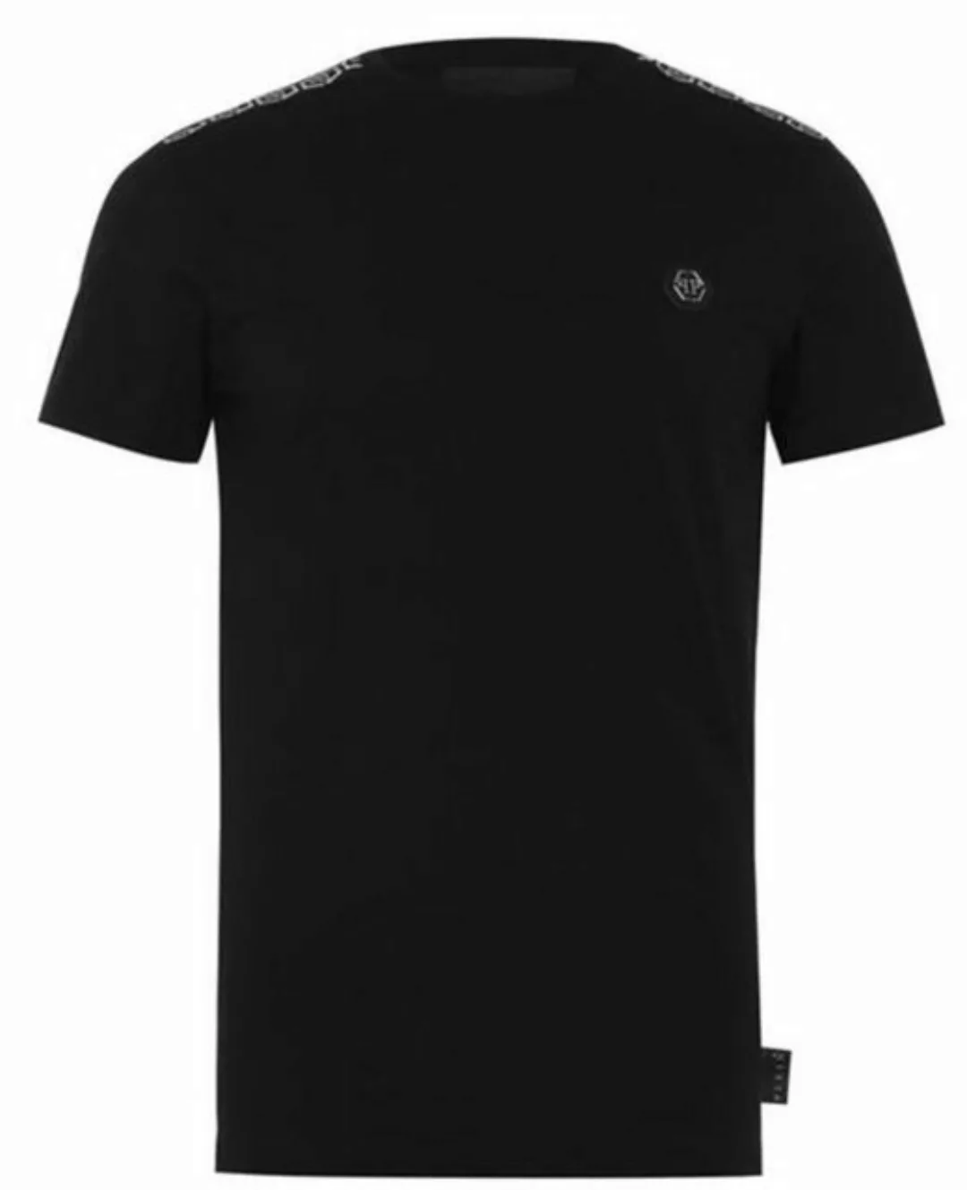 PHILIPP PLEIN T-Shirt Philipp Plein Mens Iconic Cult Logo Kurzarm Shirt T-S günstig online kaufen