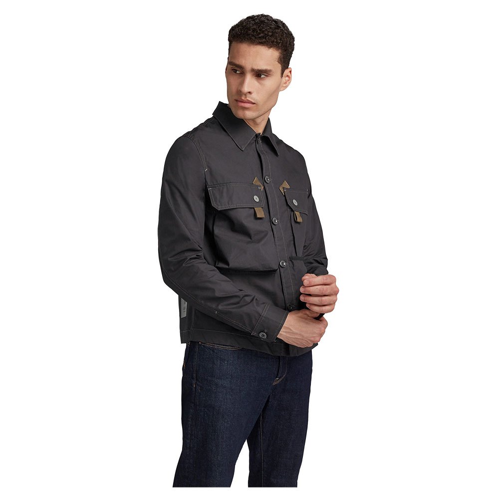 G-star Utility Poplin Indoor Jacke S Dark Black günstig online kaufen