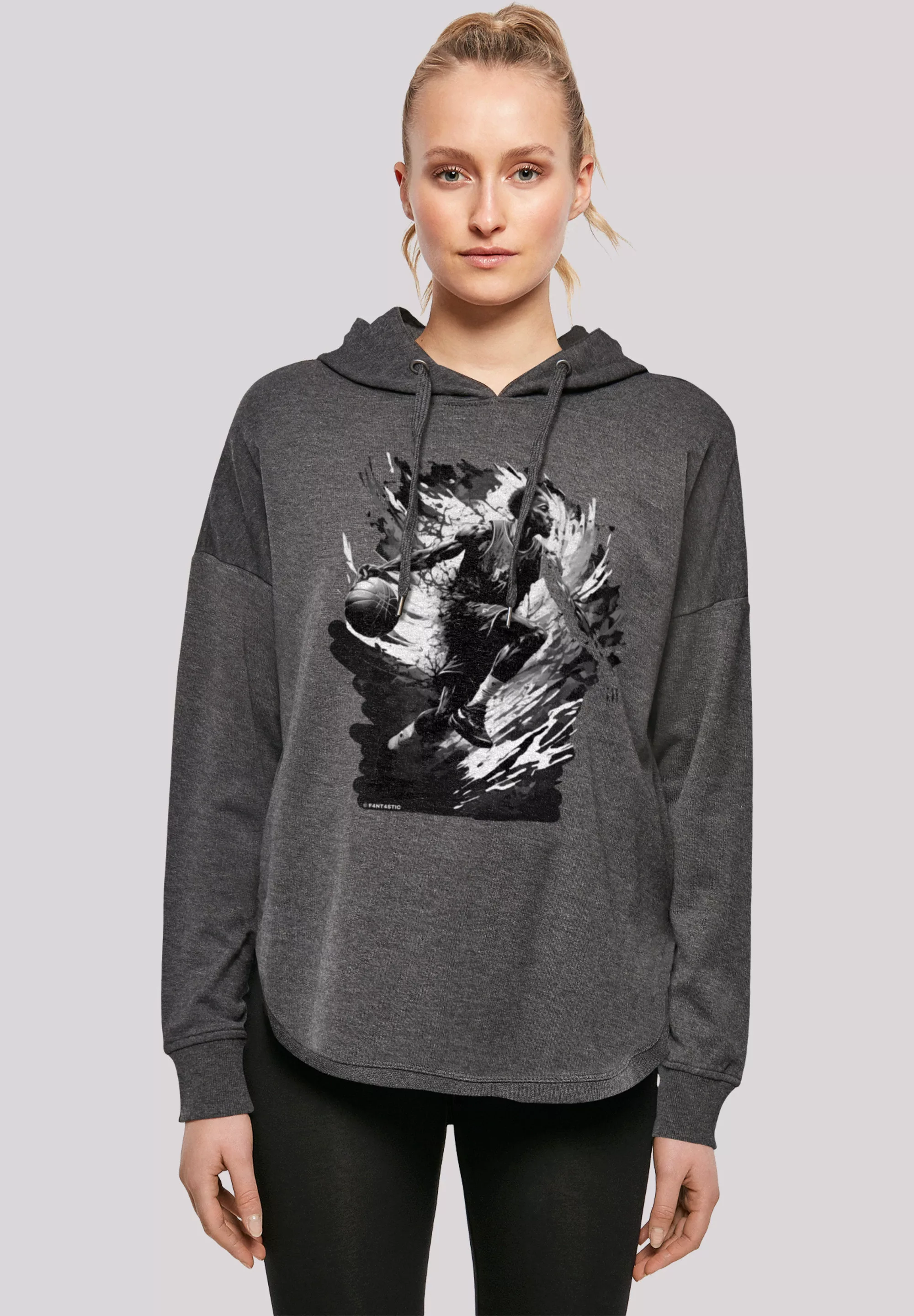 F4NT4STIC Kapuzenpullover "Basketball Splash Sport OVERSIZE HOODIE", Print günstig online kaufen