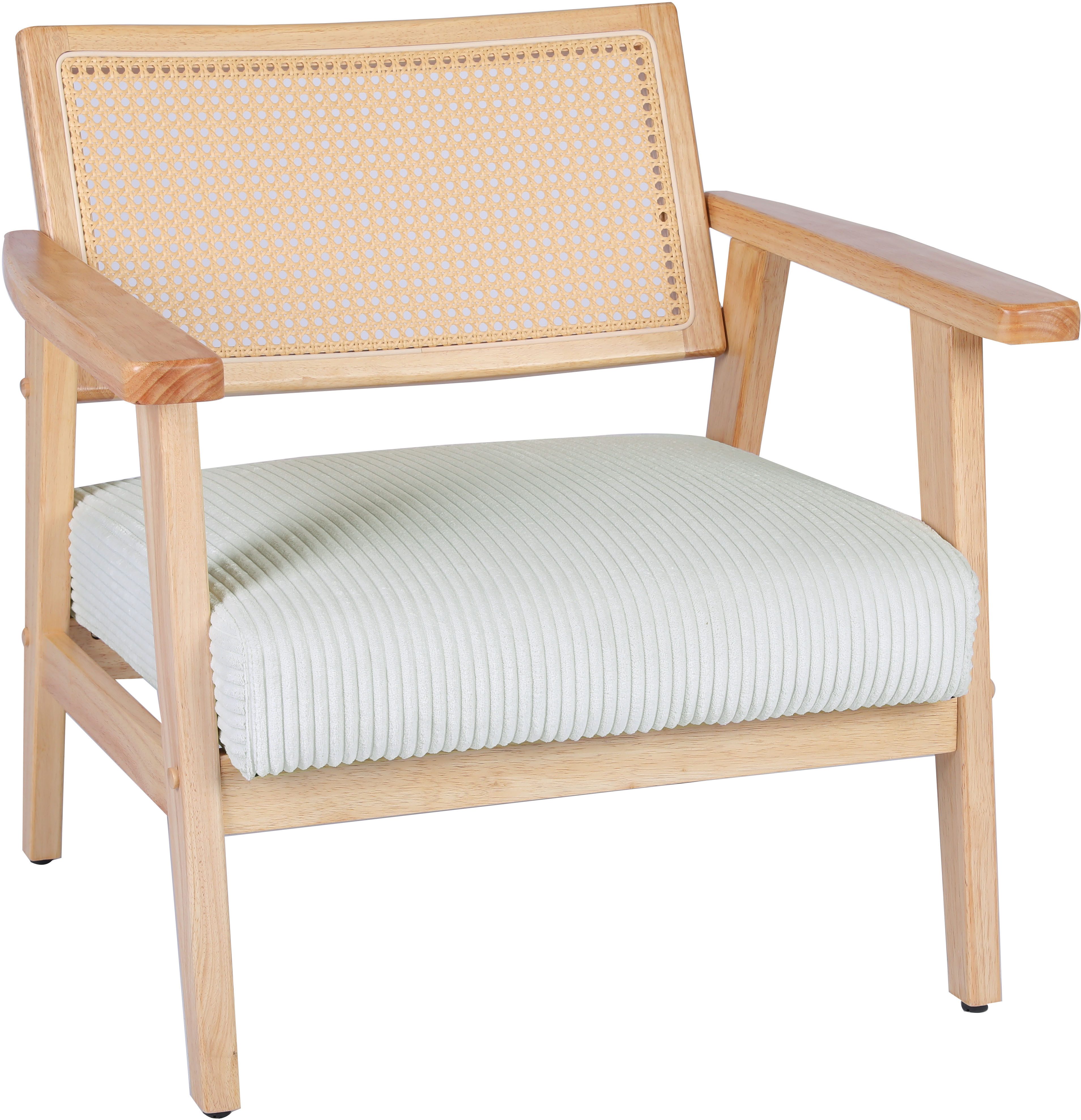 Home affaire Loungesessel "VILLAINE", Einzelsessel, Rattan-Sessel mit Wiene günstig online kaufen