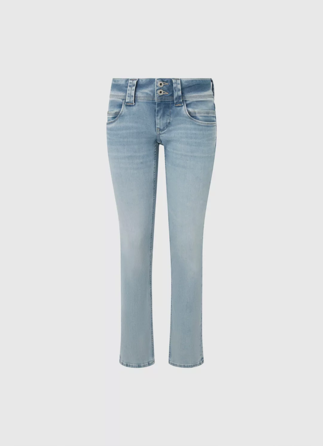 Pepe Jeans Slim-fit-Jeans LW double Button günstig online kaufen