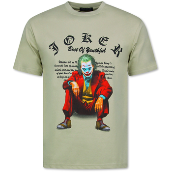 True Rise  T-Shirt Lustig Oversize Joker Mit Aufdruck günstig online kaufen