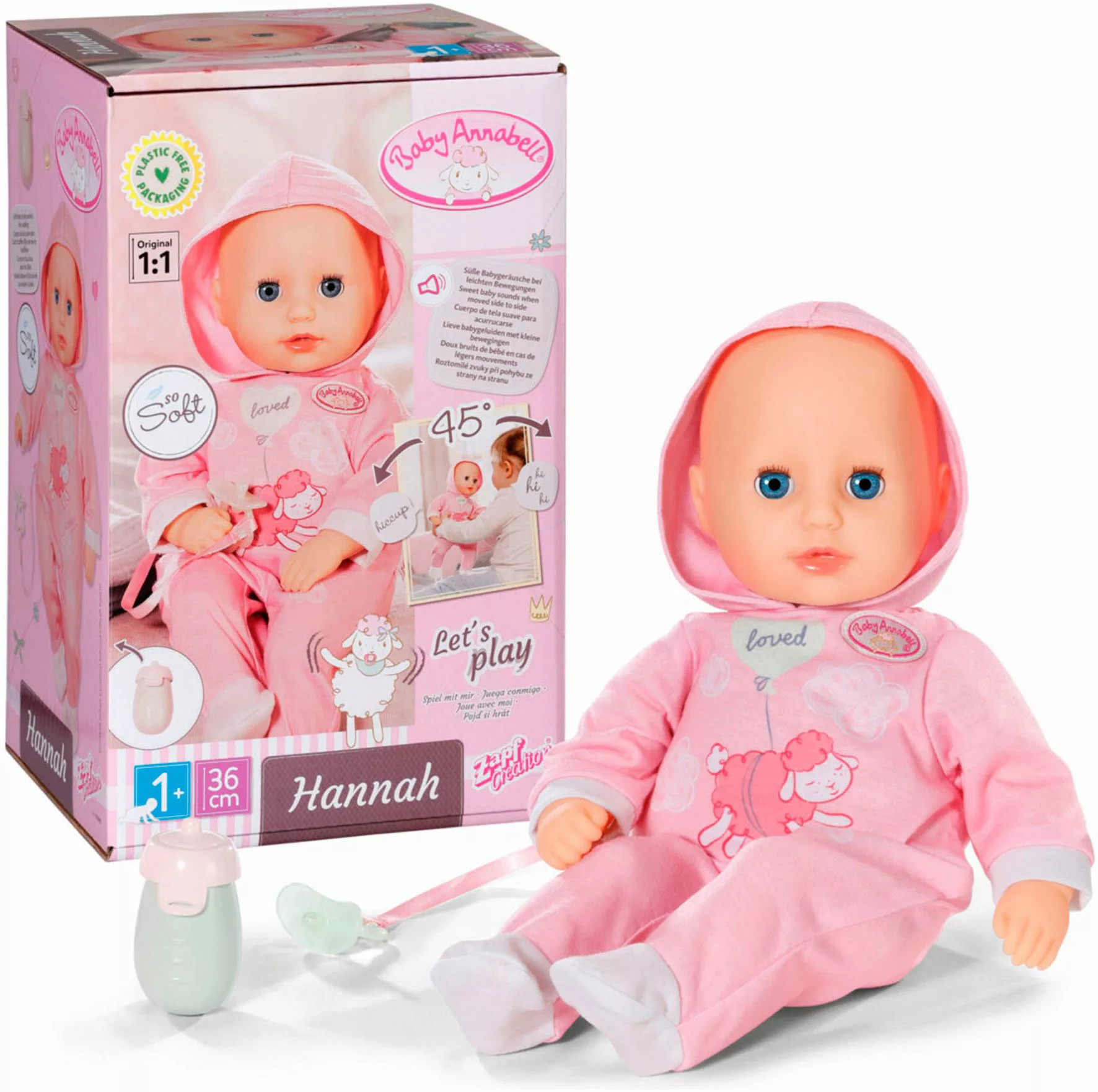 Baby Annabell Babypuppe Hannah Spiel mit günstig online kaufen