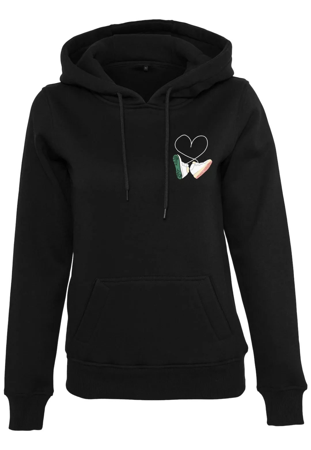 MisterTee Kapuzenpullover "MisterTee Ladies Kicks Love EMB Hoody", (1 tlg.) günstig online kaufen