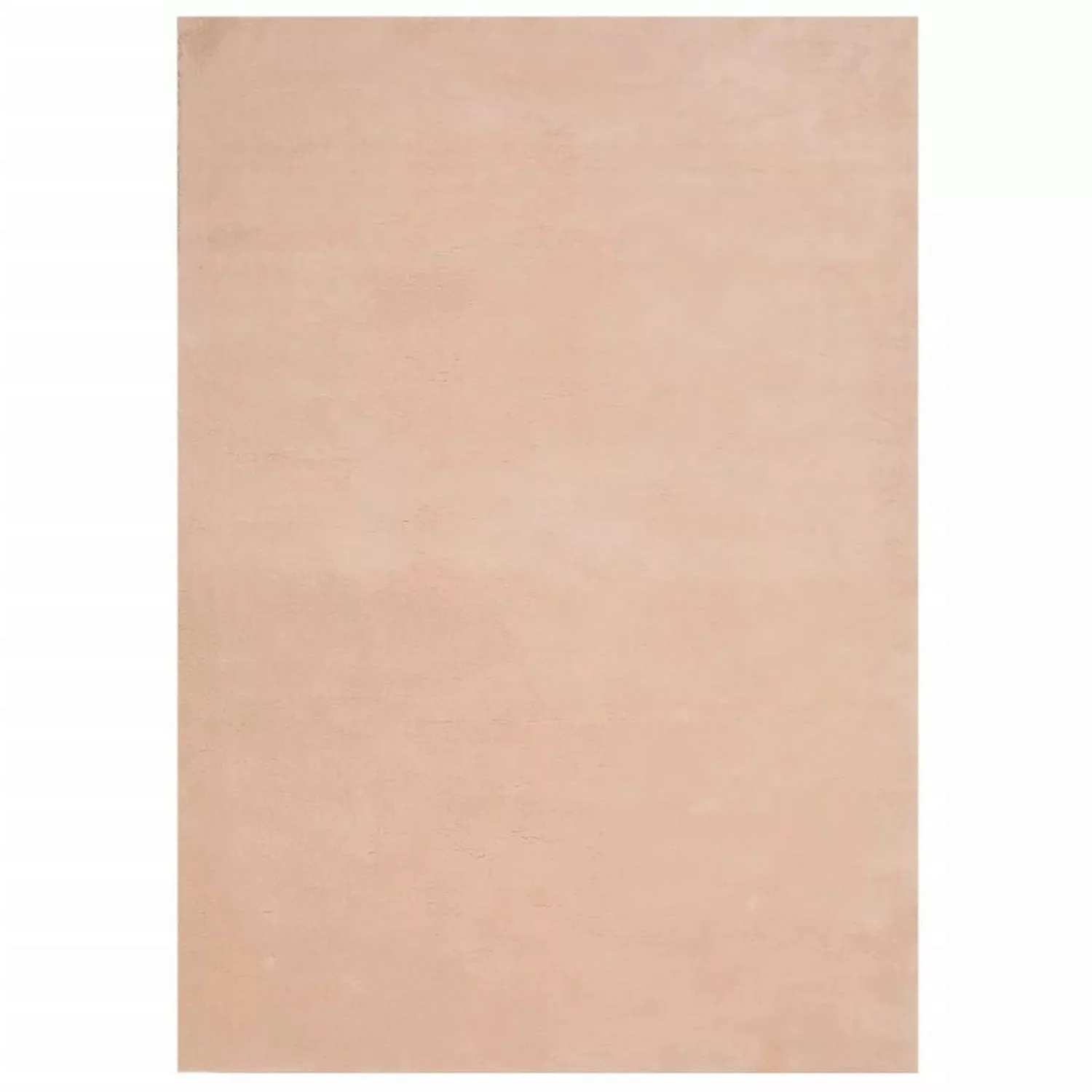 vidaXL Teppich Huarte Kurzflor Weich Und Waschbar Blassrosa 140x200 Cm 1933 günstig online kaufen