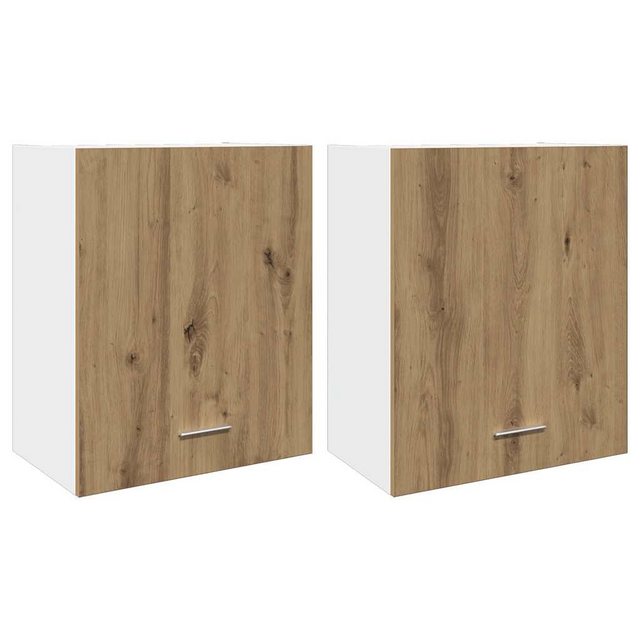 vidaXL Hängeschrank Hängeschrank Küchenschrank 2 Stk Artisan-Eiche 50x31x60 günstig online kaufen