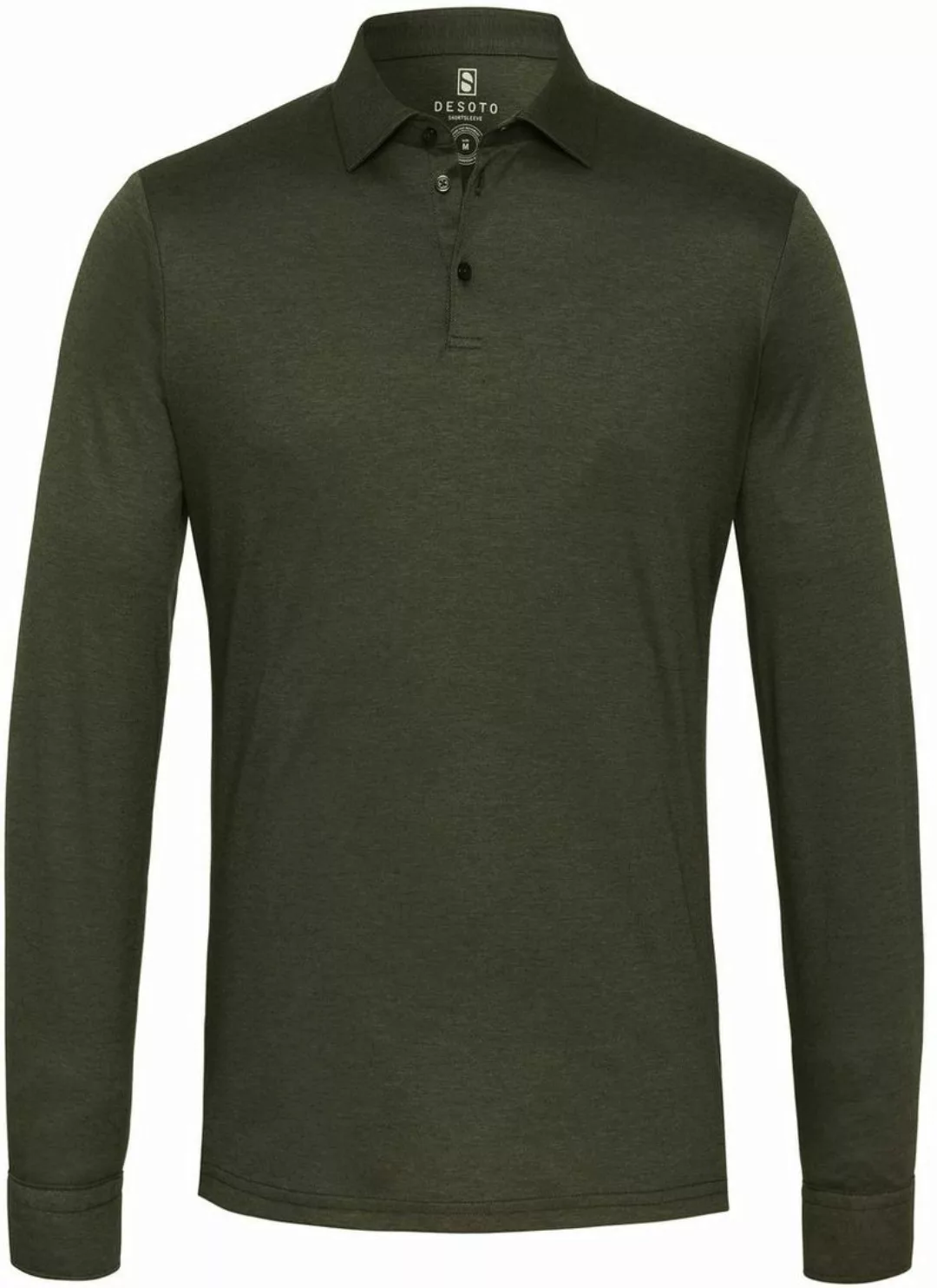 Desoto Poloshirt Non-Iron Dunkelgrün - Größe XXL günstig online kaufen