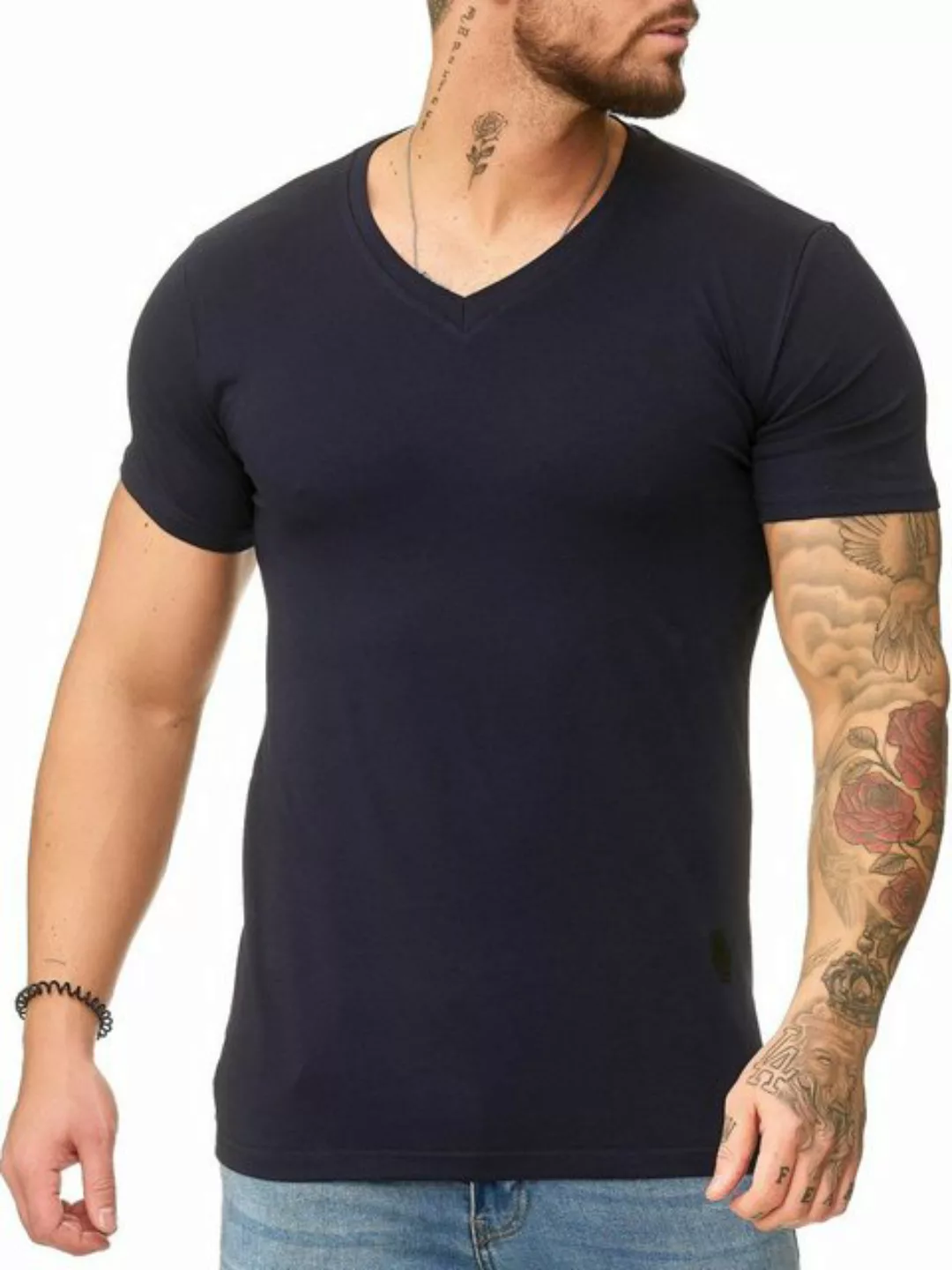 OneRedox T-Shirt 1309C (Shirt Polo Kurzarmshirt Tee, 1-tlg) Fitness Freizei günstig online kaufen