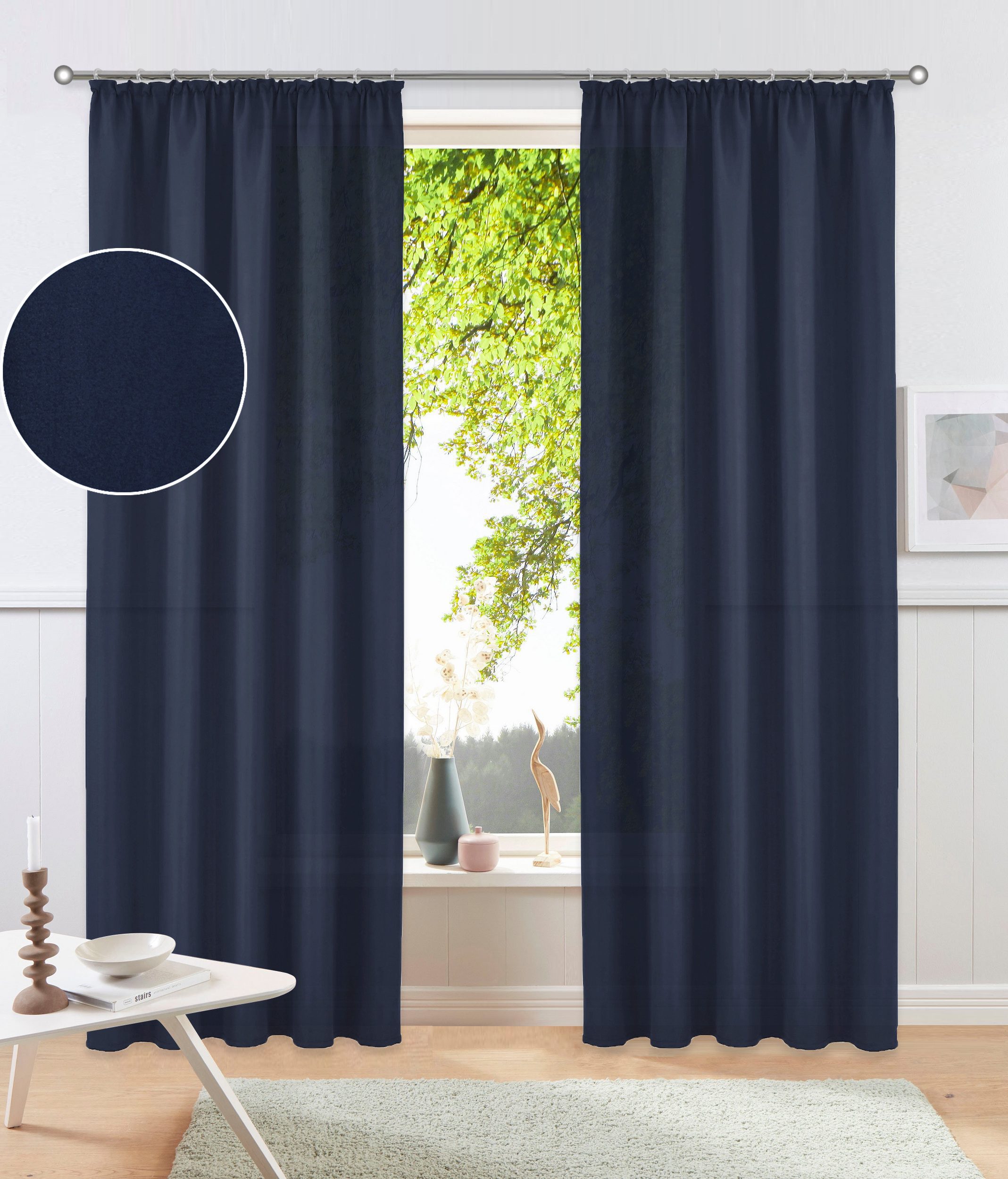 my home Vorhang Raja, Gardinen mit günstig online kaufen