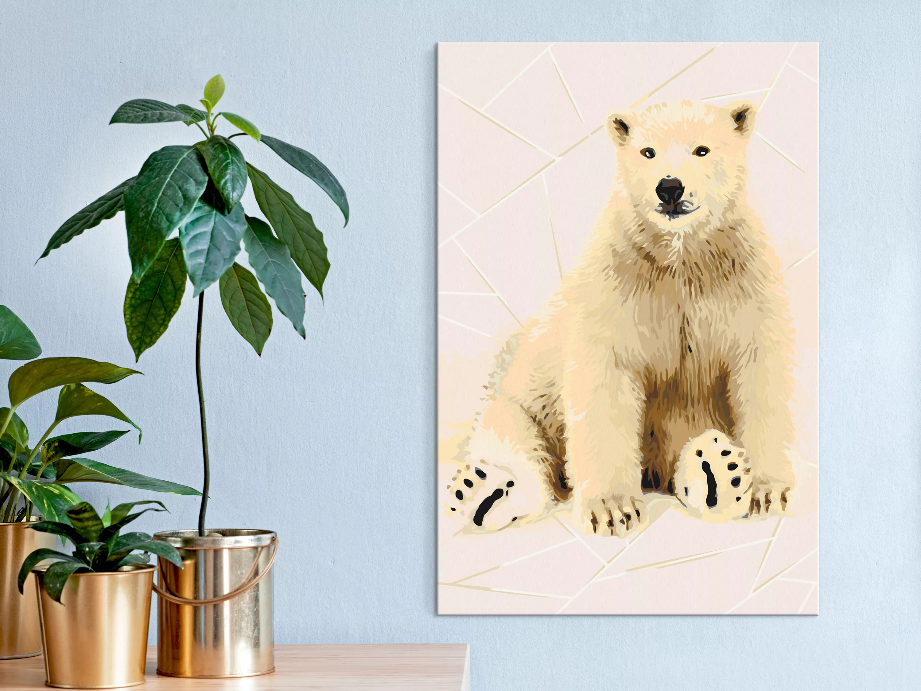 Malen Nach Zahlen - Lovely Bear günstig online kaufen